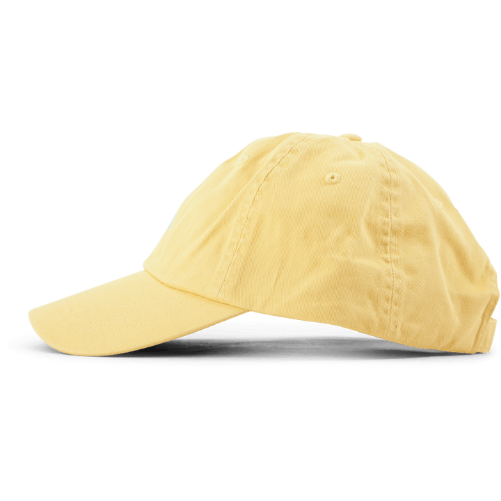 Cappello a palla in cotone Chino giallo mais