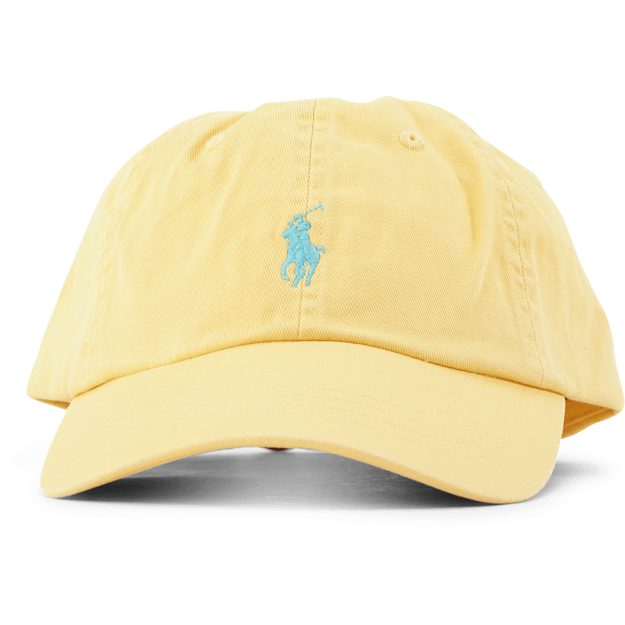 Cappello a palla in cotone Chino giallo mais