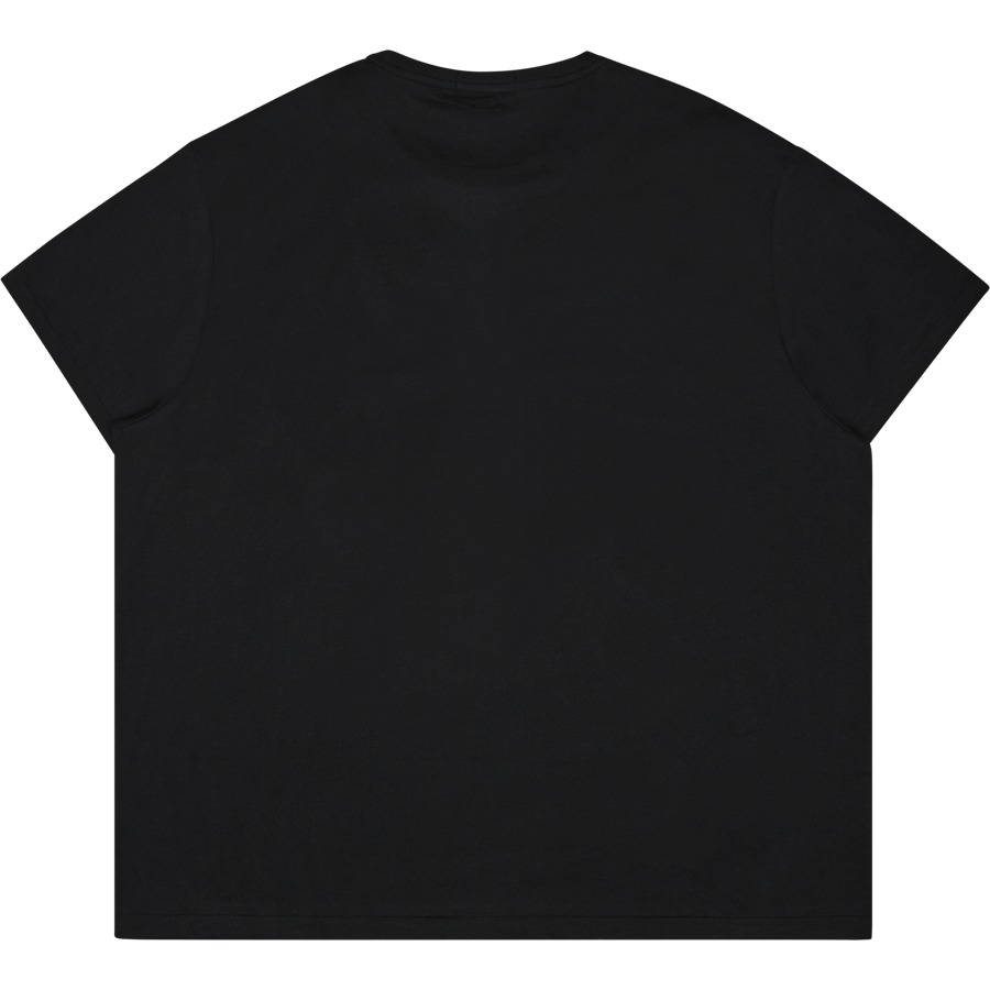 Polo coupe classique en jersey de sport, noir/doré