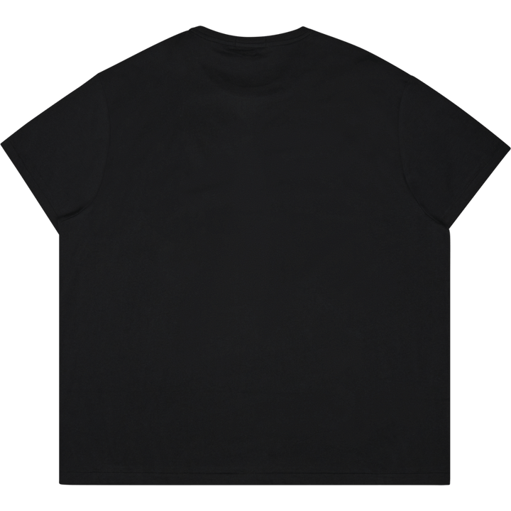 Polo coupe classique en jersey de sport, noir/doré