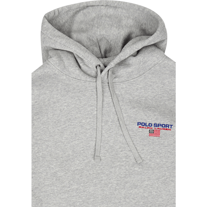 Polo Sport Fleece Hoodie Andover Heather/Red