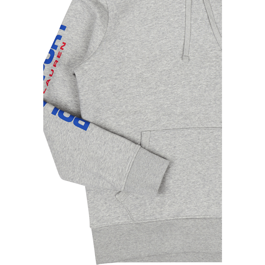 Polo Sport Fleece Hoodie Andover Heather/Red