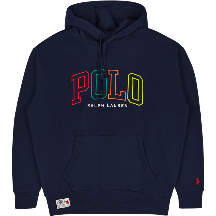 Felpa con cappuccio in pile Big Fit Logo Cruise Navy
