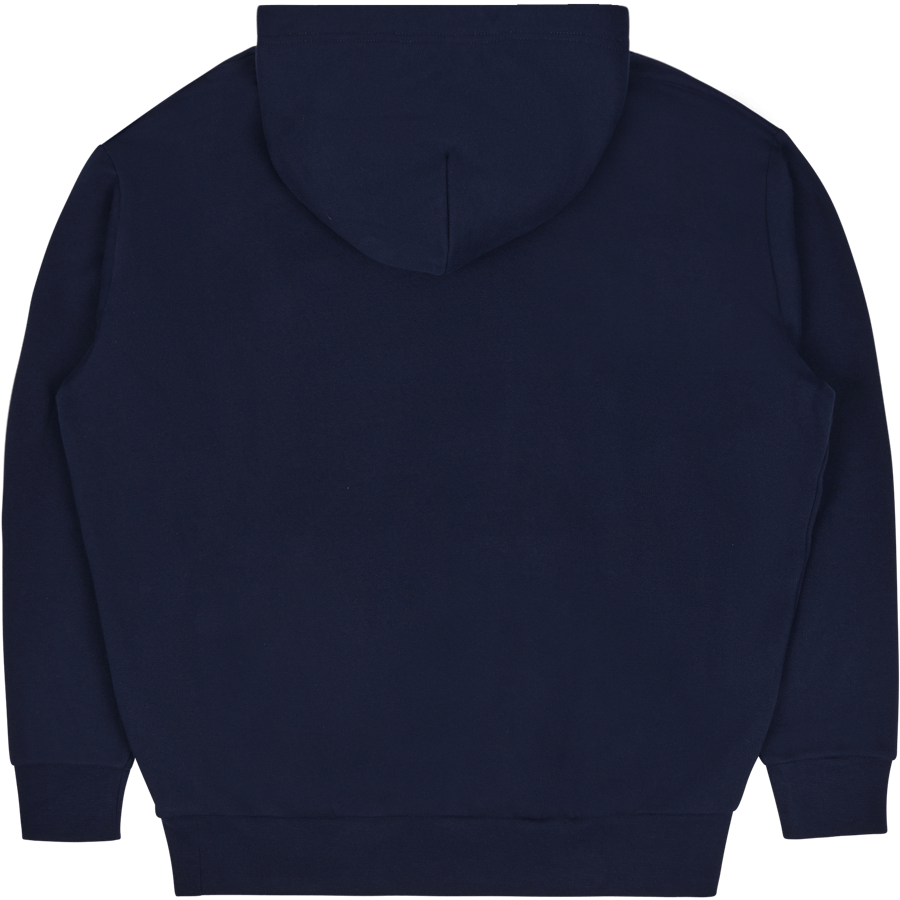 Felpa con cappuccio in pile Big Fit Logo Cruise Navy