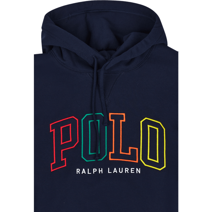 Felpa con cappuccio in pile Big Fit Logo Cruise Navy