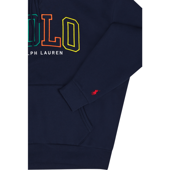 Felpa con cappuccio in pile Big Fit Logo Cruise Navy