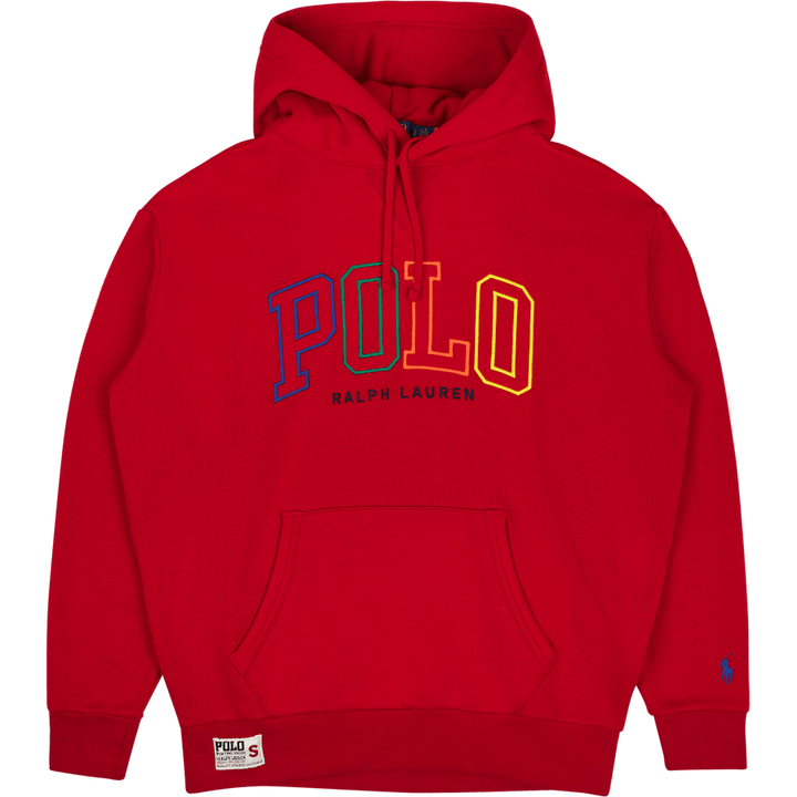 Felpa con cappuccio in pile Big Fit Logo RL 2000 Rosso