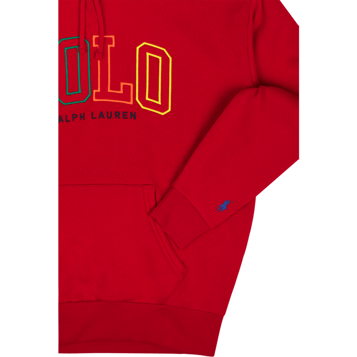 Felpa con cappuccio in pile Big Fit Logo RL 2000 Rosso