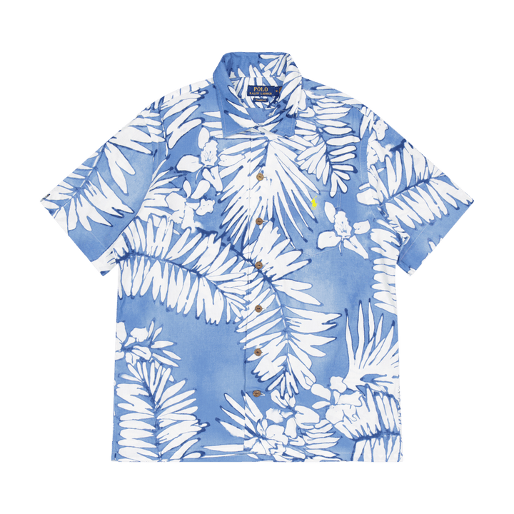 Classic Fit Camp Shirt Palms Batik