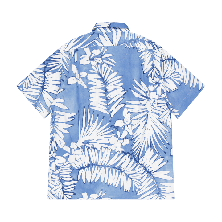 Classic Fit Camp Shirt Palms Batik
