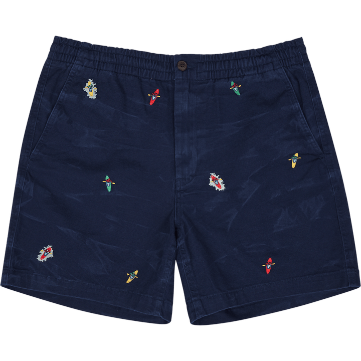 6-Inch Polo Prepster Embroidered Short Newport Navy W/Kayak Emb