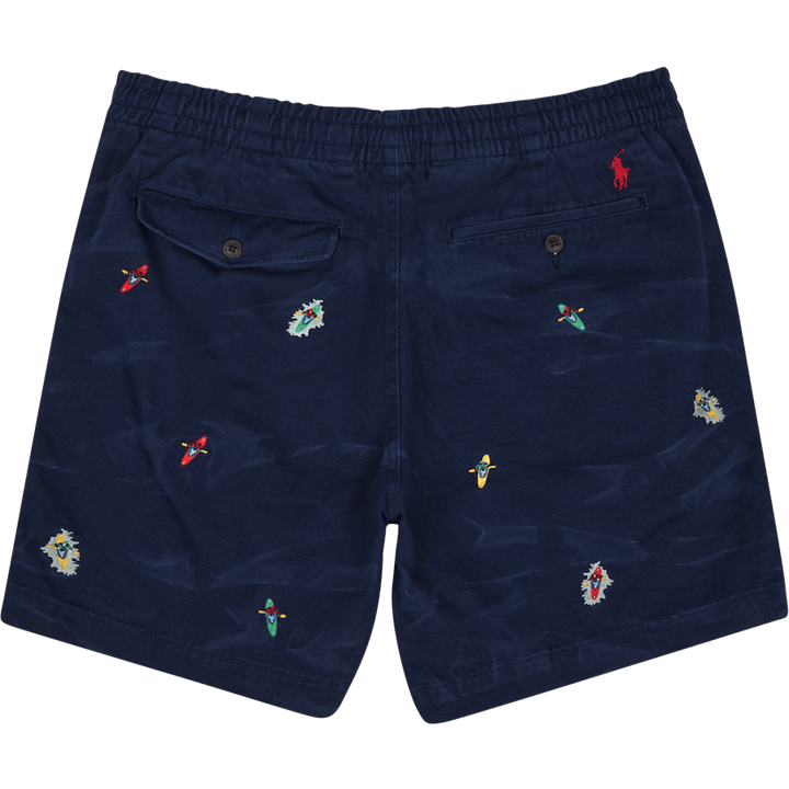 6-Inch Polo Prepster Embroidered Short Newport Navy W/Kayak Emb