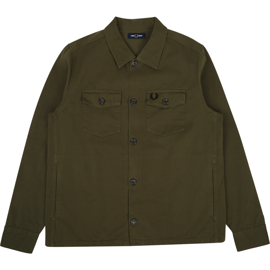 Fred Perry Twill Overshirt Q55