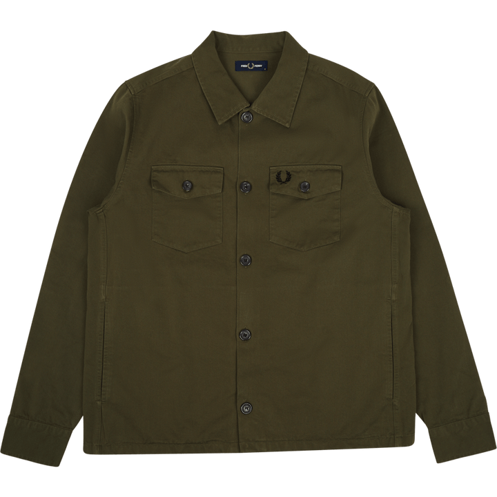 Fred Perry Twill Overshirt Q55