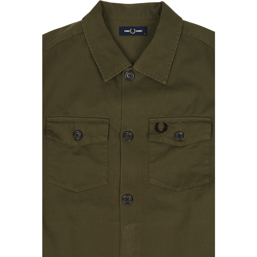 Fred Perry Twill Overshirt Q55