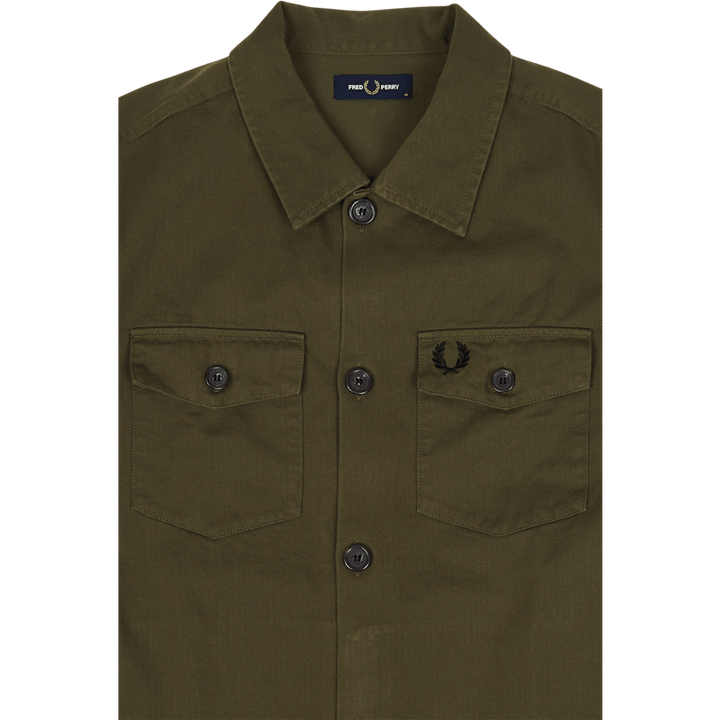 Fred Perry Twill Overshirt Q55