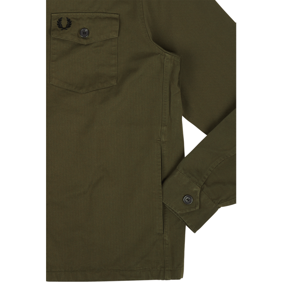 Fred Perry Twill Overshirt Q55