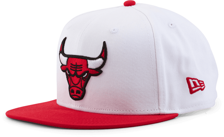 BULLS WHITE CROWN PATCHES 9FIFTY