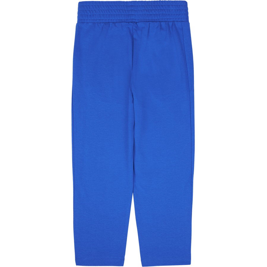 T7 Pantaloni a vita alta blu