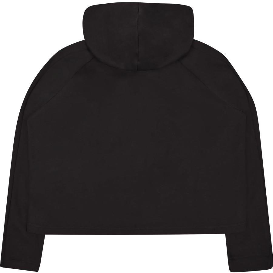 T7 Felpa con cappuccio nero scuro