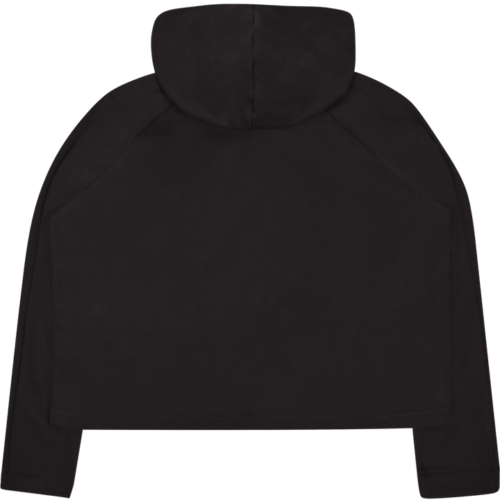 T7 Felpa con cappuccio nero scuro