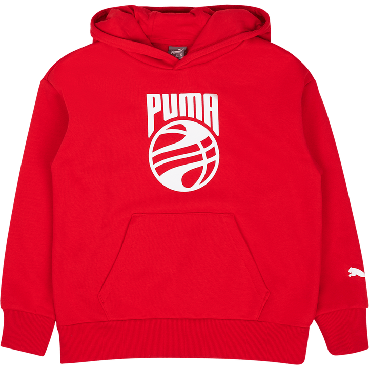 Felpa da basket con cappuccio Posterize Fl Red