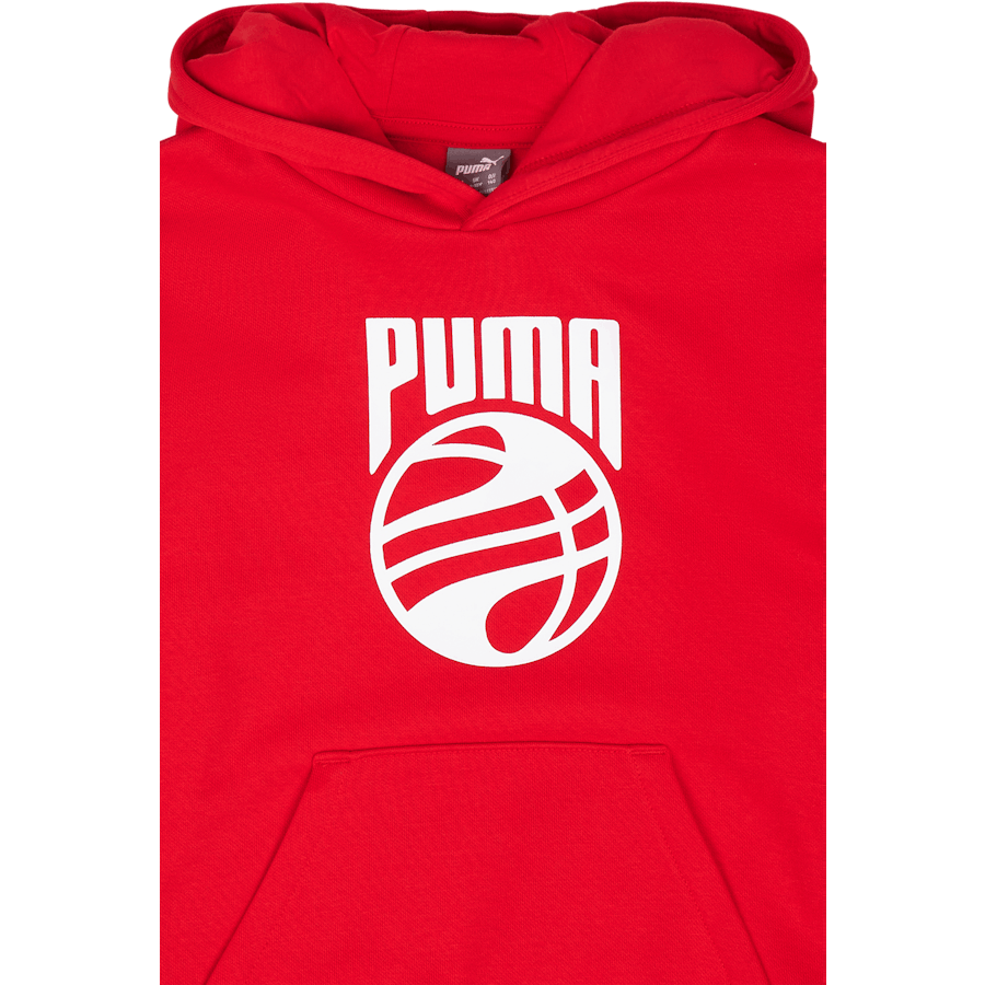 Felpa da basket con cappuccio Posterize Fl Red