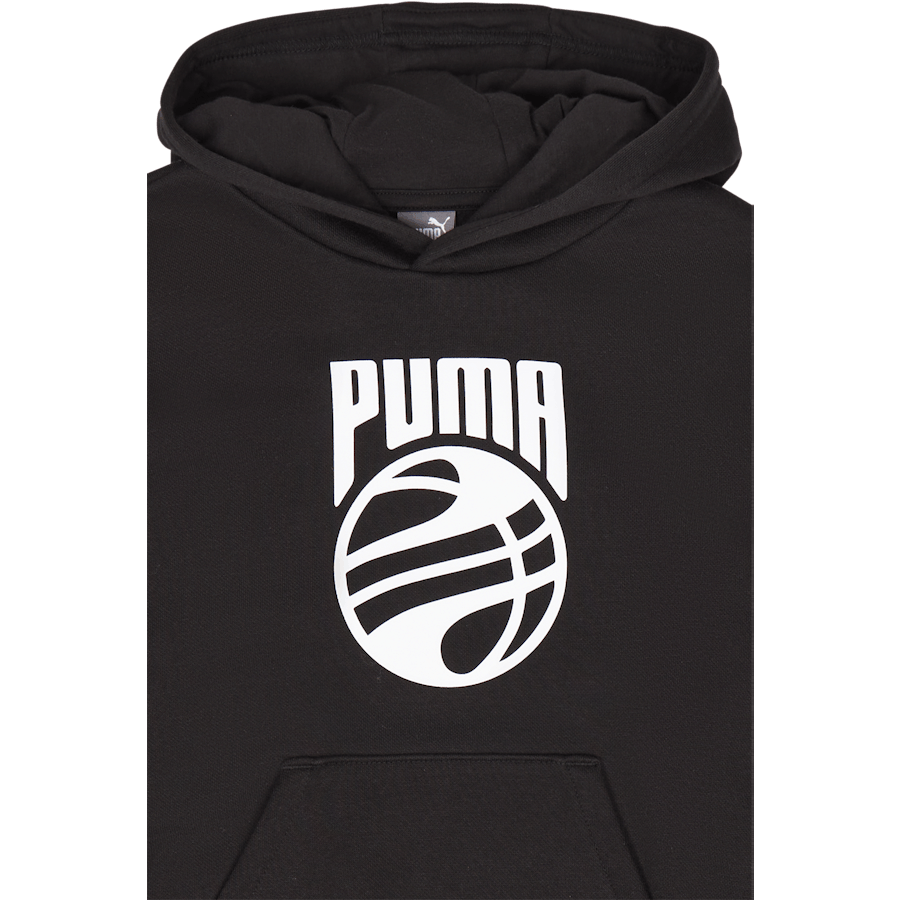 Felpa con cappuccio Basket Posterize Fl Nero