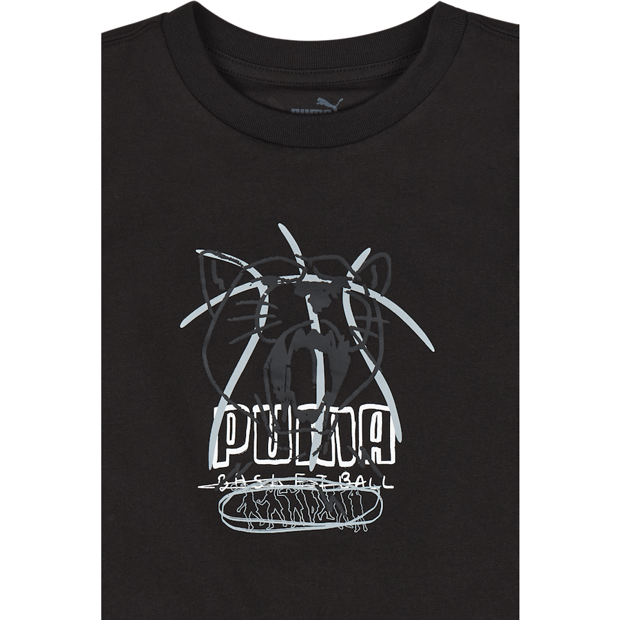 Basketball Tee B Black