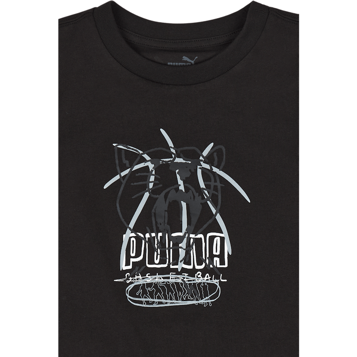 Basketball Tee B Black