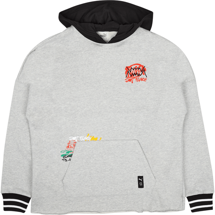 Felpa con cappuccio Boroughs grigio