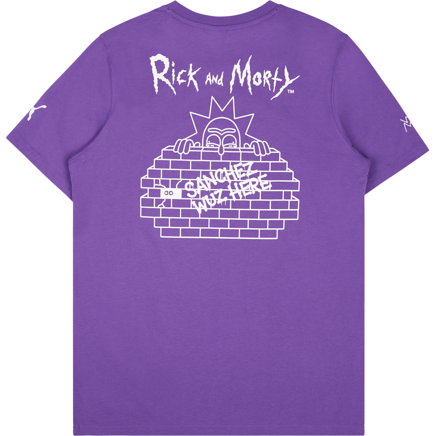 Sanchez Wuz Here Tee Purple