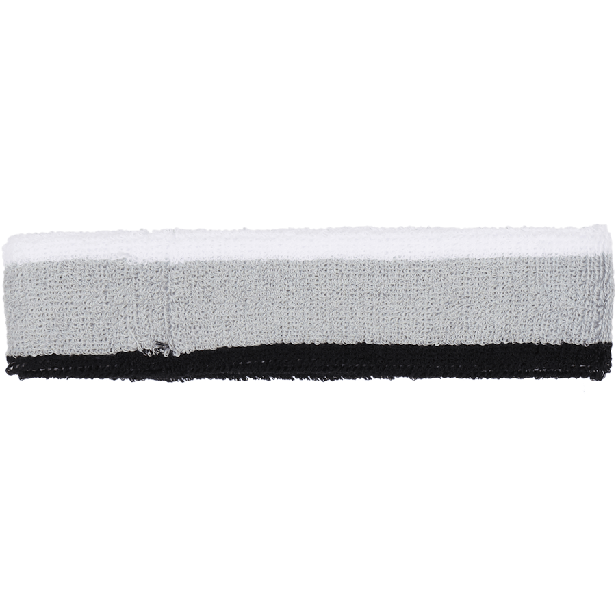 Nike Swoosh Headband Lt Smoke Grey/black/white