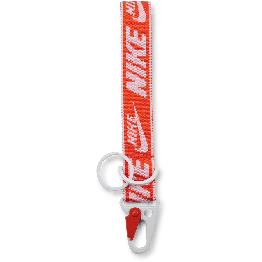 Nike Key Holder Wrist Lanyard Safety Orange/white/white