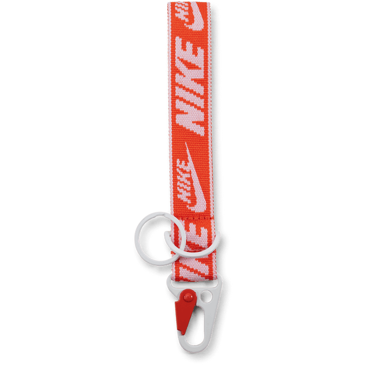Nike Key Holder Wrist Lanyard Safety Orange/white/white