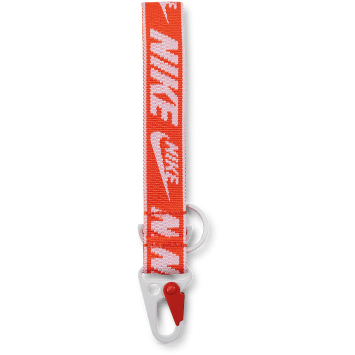 Nike Key Holder Wrist Lanyard Safety Orange/white/white