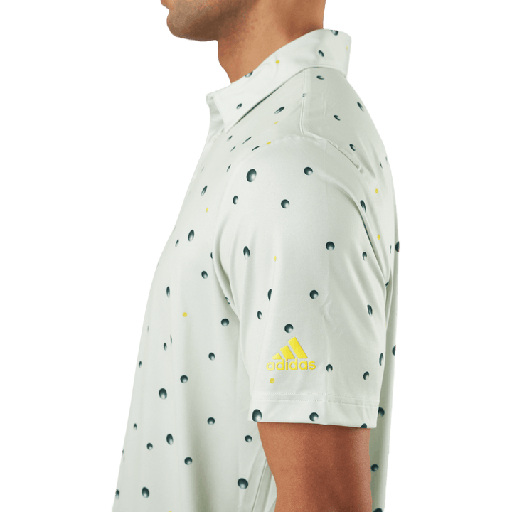 Ultimate365 Allover Print Golf Polo Shirt Linen Green / Shadow Green / Impact Yellow