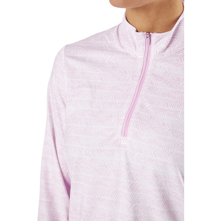 Ultimate365 Polo manica lunga Bliss Lilla
