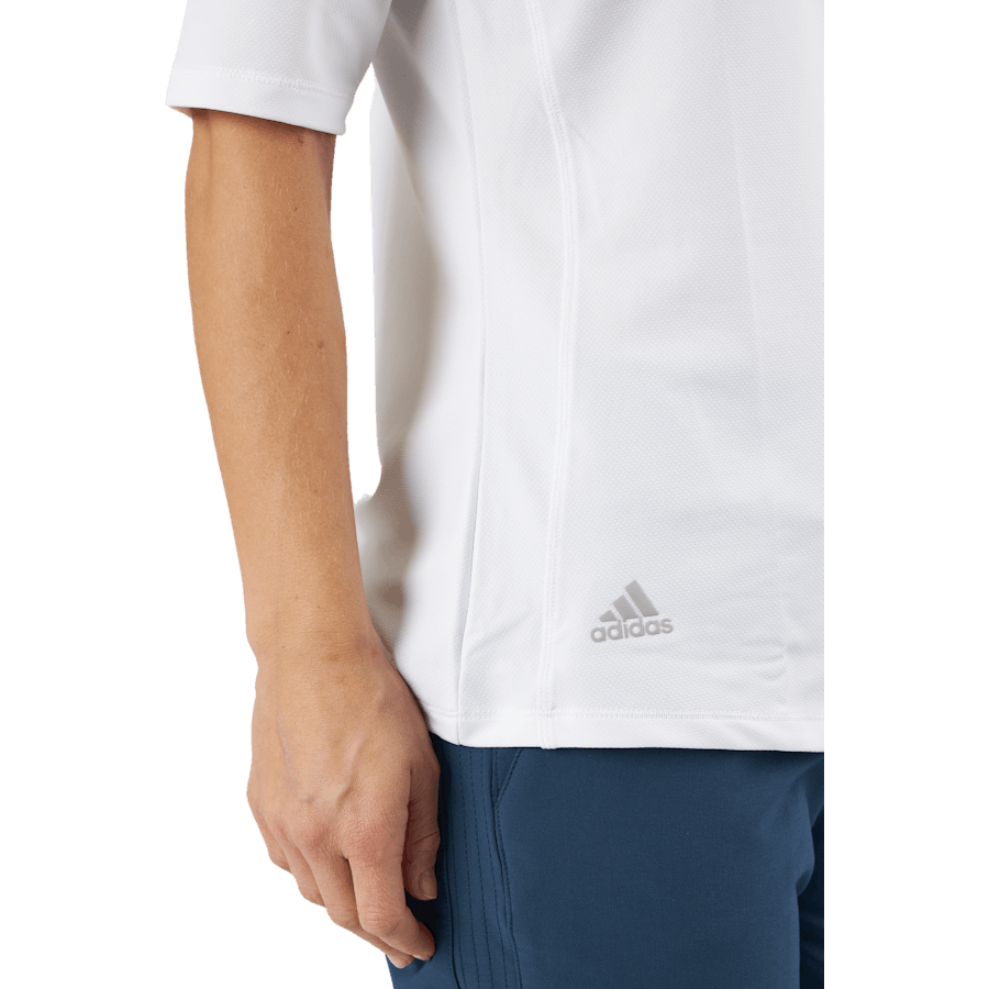 Polo Essentials Mock Bianco