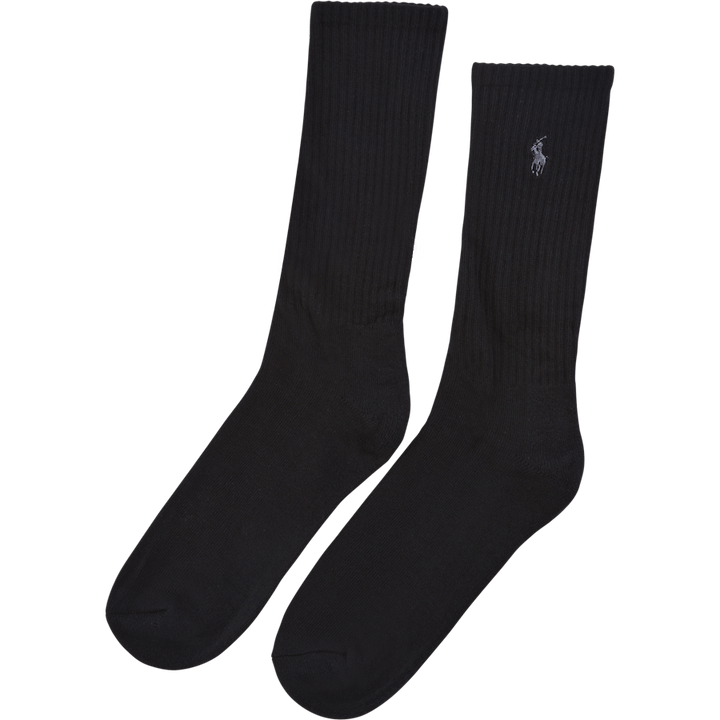 Cotton-Blend Crew Sock 6-Pack Black