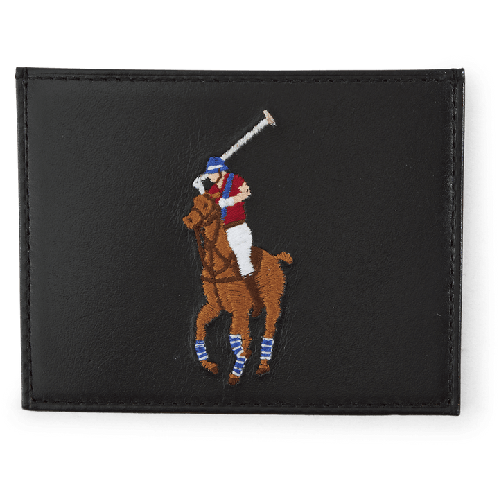 Portacarte in pelle Big Pony nero / Multi Pony