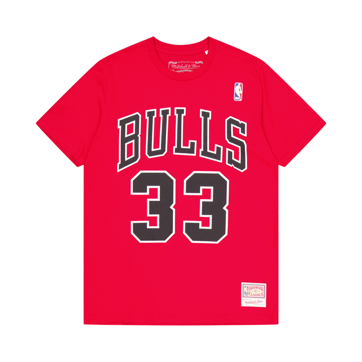 Tee-shirt Nom et Numéro - Scottie Pi Rouge