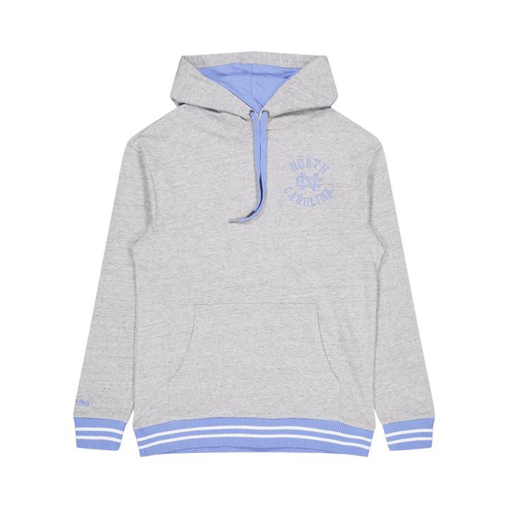 Sweat à capuche classique en tissu éponge gris chiné