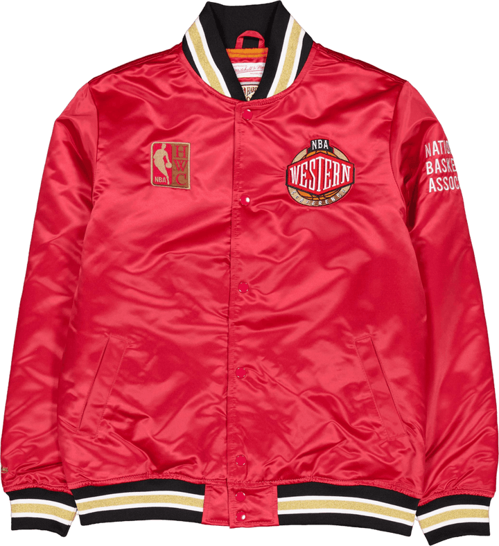 Veste en satin épais écarlate