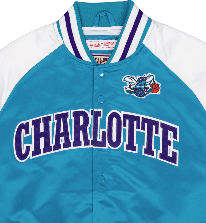 Primetime Viegls satīna jaka Hornets Blue