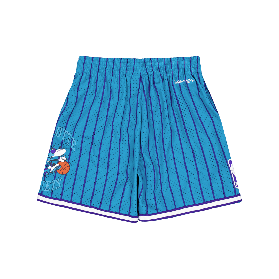 M&n City Collection Pantaloncini a rete Hornets Blue/hornets Purple