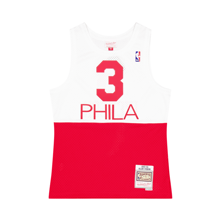 Maglia Swingman - Philadelphia Bianco/Rosso