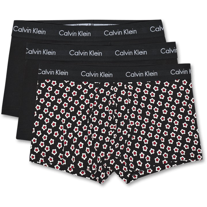Low Rise Trunk 3pk Cotton Stre