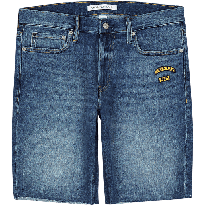 Slim Short Denim Blue