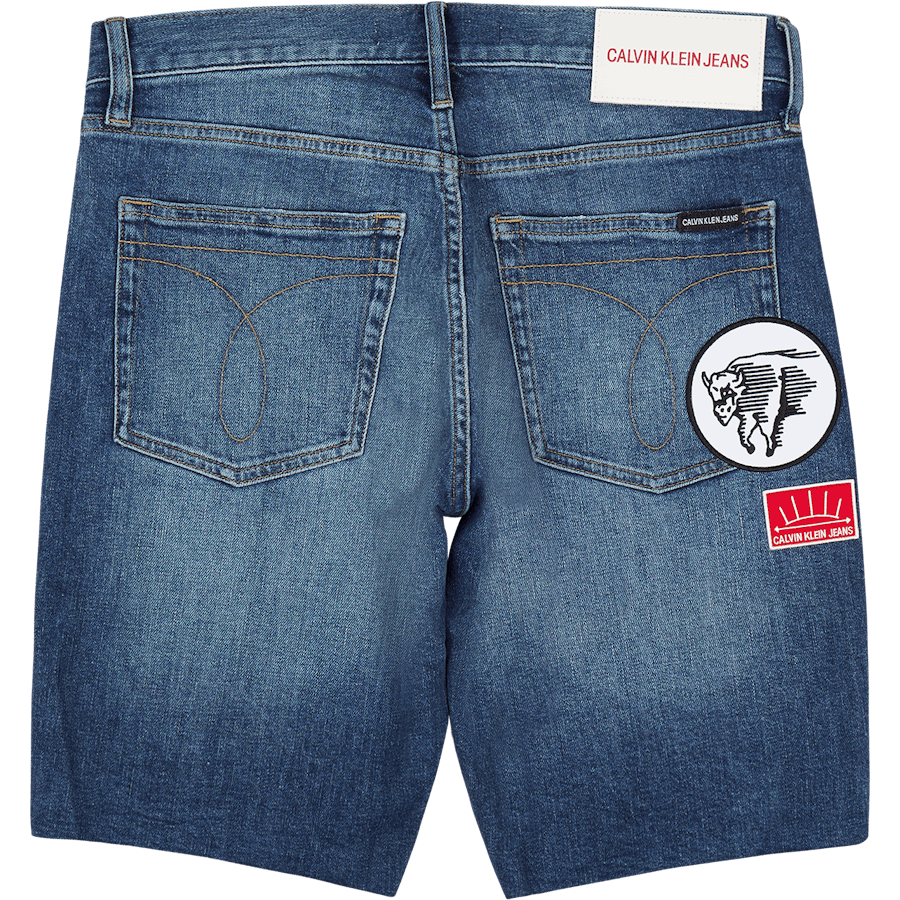 Slim Short Denim Blue